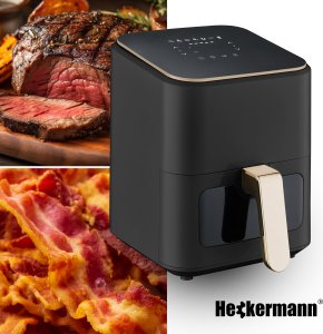 Frytkownica beztłuszczowa Heckermann Frytkownica beztłuszczowa Heckermann RA510D Złota 5