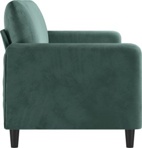 vidaXL VidaXL 3-Seater Sofa Dark Green 70.9" Velvet 4