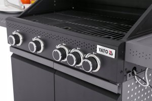 Yato YG.GAS GRILL 4+1 145KW WITH GLASS 5