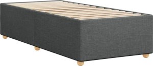 vidaXL Rama łóżka, ciemnoszara, 80x200 cm, tapicerowana tkaniną 6