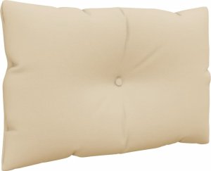 vidaXL vidaXL Poduszki na sofę z palet, 2 szt., beżowe, tkanina 4