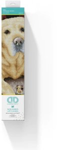 DIAMOND DOTZ Haft diamentowy Diamond Dotz Diamentowa mozaika Labrador King 48x58cm DQ10027 2
