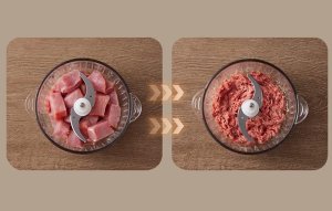 Rozdrabniacz Deerma Wielofunkcyjny siekacz do mięsa 2L Deerma DEM-JR10W 17