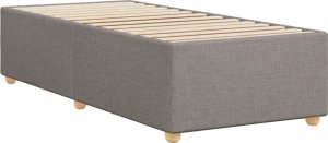 vidaXL vidaXL Rama łóżka, kolor taupe, 90 x 200 cm, tapicerowana tkaniną 6