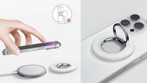 Podstawka Beline SODI Dwustronny magnetyczny Ring Stand BM-350 biały/white MagSafe 11