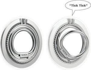 Podstawka Beline SODI Dwustronny magnetyczny Ring Stand BM-350 biały/white MagSafe 3