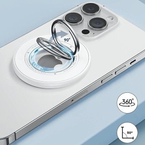 Podstawka Beline SODI Dwustronny magnetyczny Ring Stand BM-350 biały/white MagSafe 4