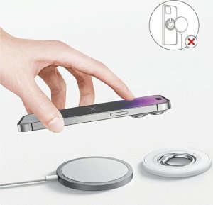 Podstawka Beline SODI Dwustronny magnetyczny Ring Stand BM-350 biały/white MagSafe 5