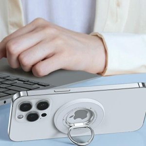 Podstawka Beline SODI Dwustronny magnetyczny Ring Stand BM-350 biały/white MagSafe 8