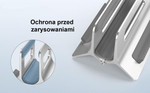 Beline SODI Grawitacyjny stojak na MacBooka SMS-300 szary/grey 11