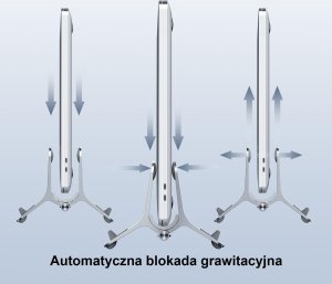 Beline SODI Grawitacyjny stojak na MacBooka SMS-300 szary/grey 7