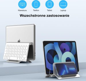 Beline SODI Grawitacyjny stojak na MacBooka SMS-300 szary/grey 9