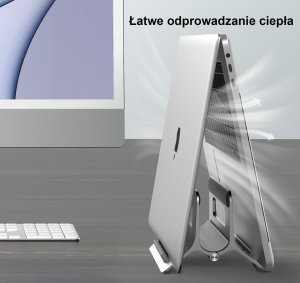 Beline SODI Grawitacyjny stojak na MacBooka SMS-300 szary/grey 10