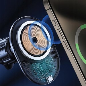 Beline SODI Rotacyjny uchwyt indukcyjny do kratki wentylacyjnej C50 czarny/black 15 WMagSafe 5