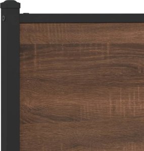 vidaXL vidaXL Metalowa rama łóżka z wezgłowiem i zanóżkiem 107x203 cm 9