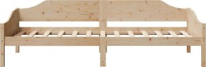 vidaXL vidaXL Rama łóżka bez materaca, 90x190 cm, lite drewno sosnowe 5