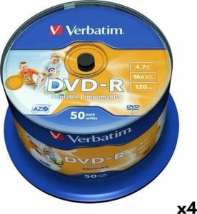 Verbatim DVD-R Verbatim 4,7 GB 16x (4 Sztuk) 1