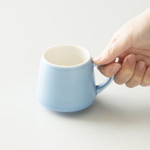 Origami ORIGAMI - Filiżanka ceramiczna Aroma 200ml Matowy niebieski 2