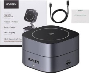Ładowarka Ugreen W256 Indukcyjna 1x USB-A 1x USB-C  (35278) 3