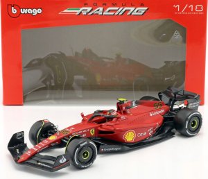 Bburago Ferrari Racing F1-75 2022 #55 Sainz1:18 BBURAGO 5