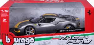 Bburago Ferrari 296 GTB Assetto Grey/Yellow 1:18 BBURAGO 1