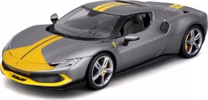 Bburago Ferrari 296 GTB Assetto Grey/Yellow 1:18 BBURAGO 2
