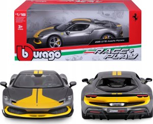 Bburago Ferrari 296 GTB Assetto Grey/Yellow 1:18 BBURAGO 9