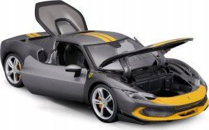 Bburago Ferrari 296 GTB Assetto Grey/Yellow 1:18 BBURAGO 10