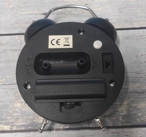 Perfect Budzik Perfect PT253 czarny głośny alarm cichy mechanizm . 3