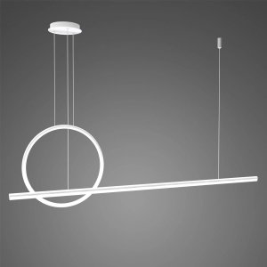 Lampa wisząca ALTAVOLA DESIGN Lampa wisząca Linea No.2 40cm 4k biała ściemnialna (Barwa światła barwa dzienna, Kolor Biały, Możliwość ściemniania tak) 1