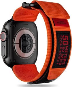 Tech-Protect Pasek do APPLE WATCH 4 / 5 / 6 / 7 / 8 / 9 / SE / ULTRA 1 / 2 (42 / 44 / 45 / 49 MM) Tech-Protect Scout Pro pomarańczowe 1