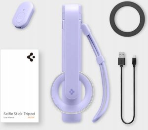 Selfie stick Spigen Spigen MagSafe Tripod Selfie Stick, lavender 2