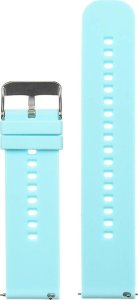 Pacific Pasek gumowy do zegarka U27 - niebieski/srebrny - 22mm 2