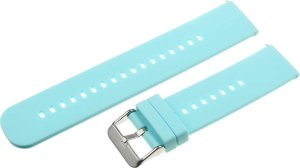 Pacific Pasek gumowy do zegarka U27 - niebieski/srebrny - 22mm 3