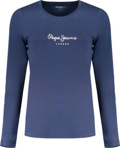 Pepe Jeans PEPE JEANS DAMSKA KOSZULKA Z DŁUGIM RĘKAWEM NIEBIESKA XS EU 1