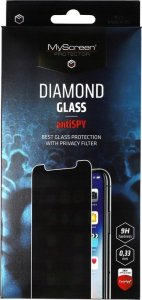 MyScreen Protector Szkło hartowane z filtrem prywatności do iPhone 14 Pro Max 6.7 MyScreen DIAMOND GLASS AntiSPY 1