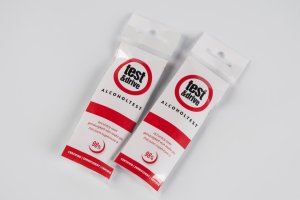 Alkotest ALCOHOL TEST 10 szt - alkomat jednorazowy ALCOHOL TEST 1 szt. - alkomat jednorazowy /display 10 kartoników 4