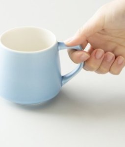 Origami ORIGAMI - Kubek ceramiczny Aroma 320ml Matowy niebieski 3