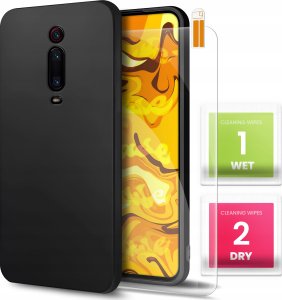 Hello Case Etui do Xiaomi Mi 9T / 9T Pro / Redmi K20 (Czarne, Matowe, Slim)   SZKŁO 1