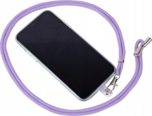 Hello Case UNIWERSALNA TASIEMKA SMYCZKA NA SZYJĘ DO TELEFONU SZNUREK FIOLETOWY 150 CM 4