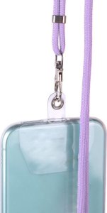 Hello Case UNIWERSALNA TASIEMKA SMYCZKA NA SZYJĘ DO TELEFONU SZNUREK FIOLETOWY 150 CM 5
