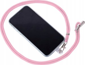 Hello Case UNIWERSALNA TASIEMKA SMYCZKA NA SZYJĘ DO TELEFONU SZNUREK RÓŻOWY 150 CM 2