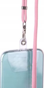 Hello Case UNIWERSALNA TASIEMKA SMYCZKA NA SZYJĘ DO TELEFONU SZNUREK RÓŻOWY 150 CM 5