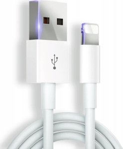 Kabel USB Hello Case KABEL Lightning DO IPHONE i URZĄDZEŃ APPLE USB 6 6S 7 8   X XS 11 12 13 14 1