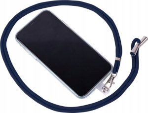 Hello Case UNIWERSALNA TASIEMKA SMYCZKA NA SZYJĘ DO TELEFONU SZNUREK GRANATOWY 150 CM 4