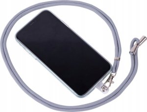 Hello Case UNIWERSALNA TASIEMKA SMYCZKA NA SZYJĘ DO TELEFONU SZNUREK SZARY 150 CM 3