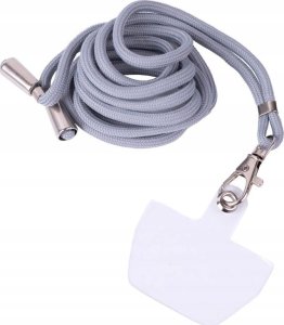 Hello Case UNIWERSALNA TASIEMKA SMYCZKA NA SZYJĘ DO TELEFONU SZNUREK SZARY 150 CM 4
