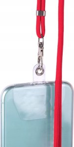 Hello Case UNIWERSALNA TASIEMKA SMYCZKA NA SZYJĘ DO TELEFONU SZNUREK CZERWONY 150 CM 2