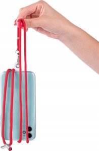 Hello Case UNIWERSALNA TASIEMKA SMYCZKA NA SZYJĘ DO TELEFONU SZNUREK CZERWONY 150 CM 4
