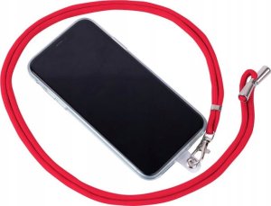 Hello Case UNIWERSALNA TASIEMKA SMYCZKA NA SZYJĘ DO TELEFONU SZNUREK CZERWONY 150 CM 5